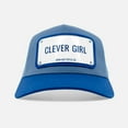 thumbnail image 1 of John Hatter & Co Mens Mesh Snapback Classic Trucker Hat Clever Girl Blue OS, 1 of 3