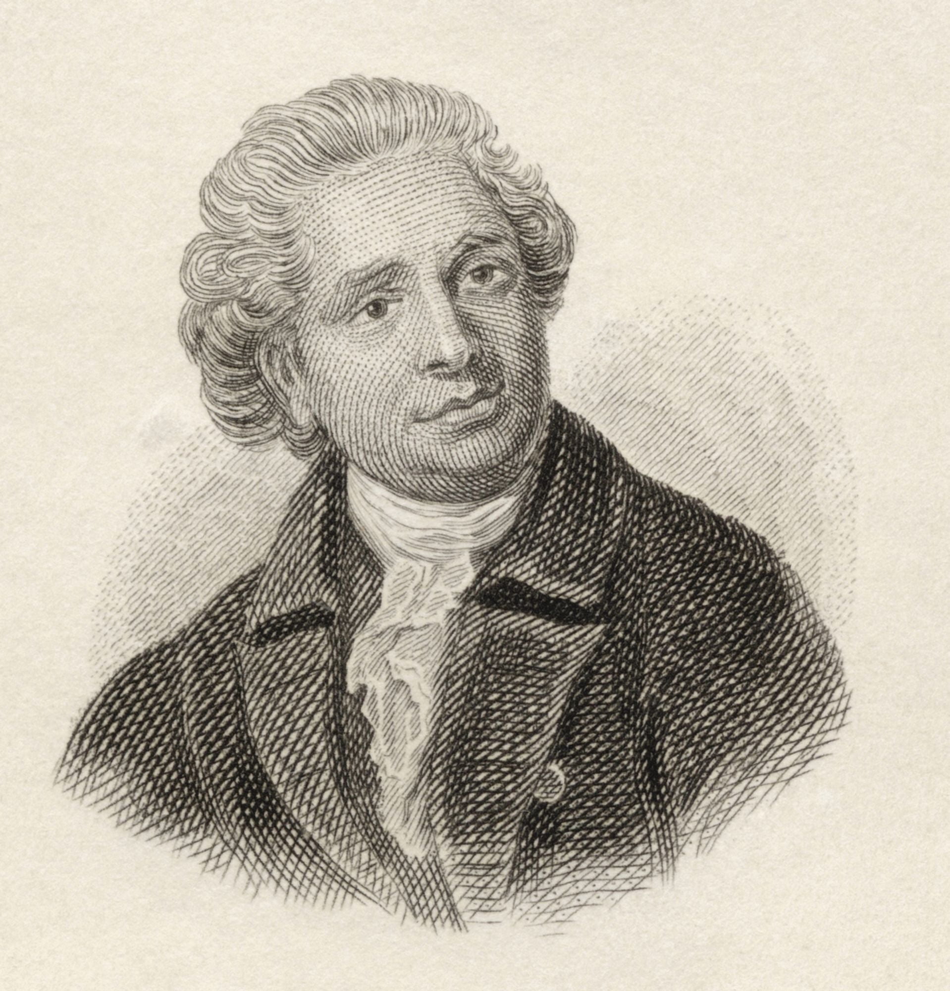John Henderson Aka Bath Roscius 1747 - 1785 Scottish Actor From Crabbs Historical Dictionary Published 1825 Canvas Art - Ken Welsh Design Pics (28 x 30)