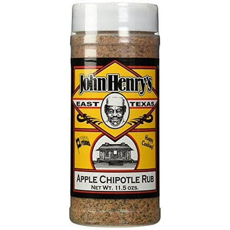 John Henry's Store Apple Chipotle Rub Seasoning 13 Oz Bottle All Purpose 55437