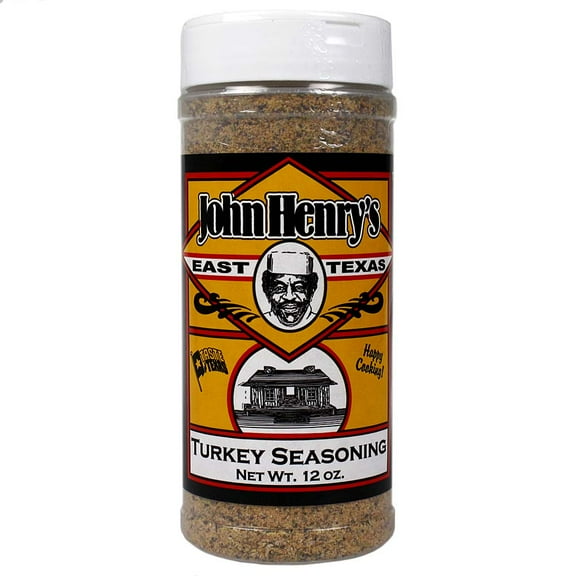 John Henry's Turkey Seasoning Herbs Garlic Lemon All Purpose Rub 12 oz Bottle