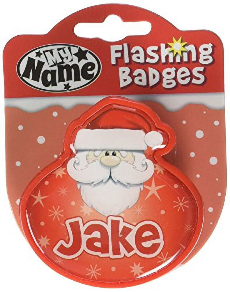 John Hinde Jake My Name Flashing Badge - Walmart.com