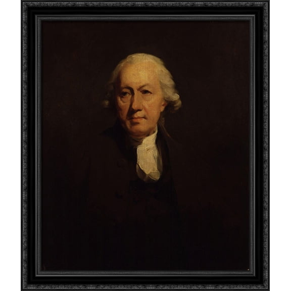 John Home 28x34 Large Black Ornate Wood Framed Canvas Art by Henry Raeburn