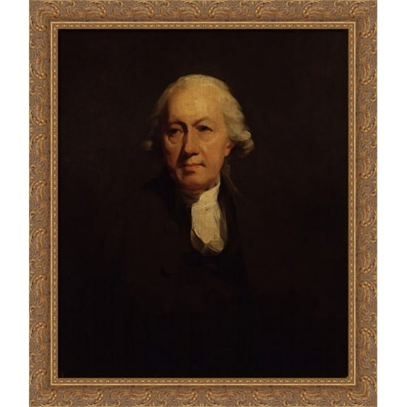 John Home 28x34 Large Gold Ornate Wood Framed Canvas Art by Henry Raeburn