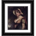 thumbnail image 1 of John Hoppner 2x Matted 20x24 Black Ornate Framed Art Print 'Lady Louisa Manners, Countess of Dysart', 1 of 2