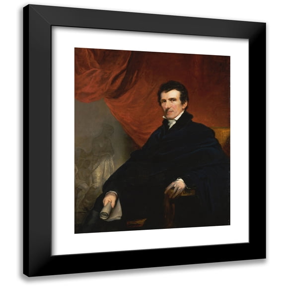 John Jackson 20x24 Black Modern Framed Museum Art Print Titled - Antonio Canova