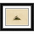 thumbnail image 1 of John James Audubon 2x Matted 24x20 Black Ornate Framed Art Print 'Plate 80 Prairie Titlark', 1 of 2
