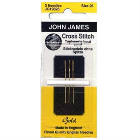 John James Gold Tapestry Hand Needles-Size 28 3/Pkg