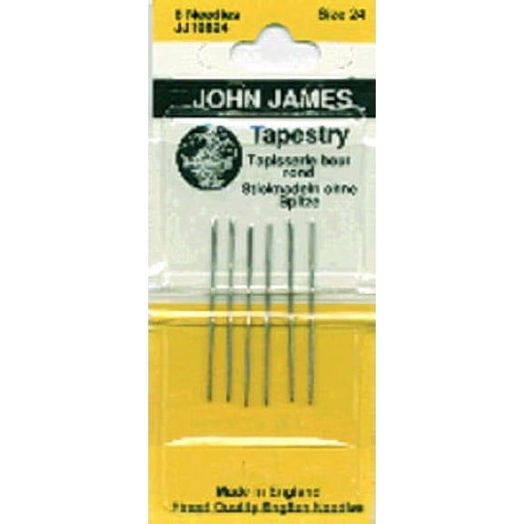 John James Hand Needles-Size 24 6/Pkg