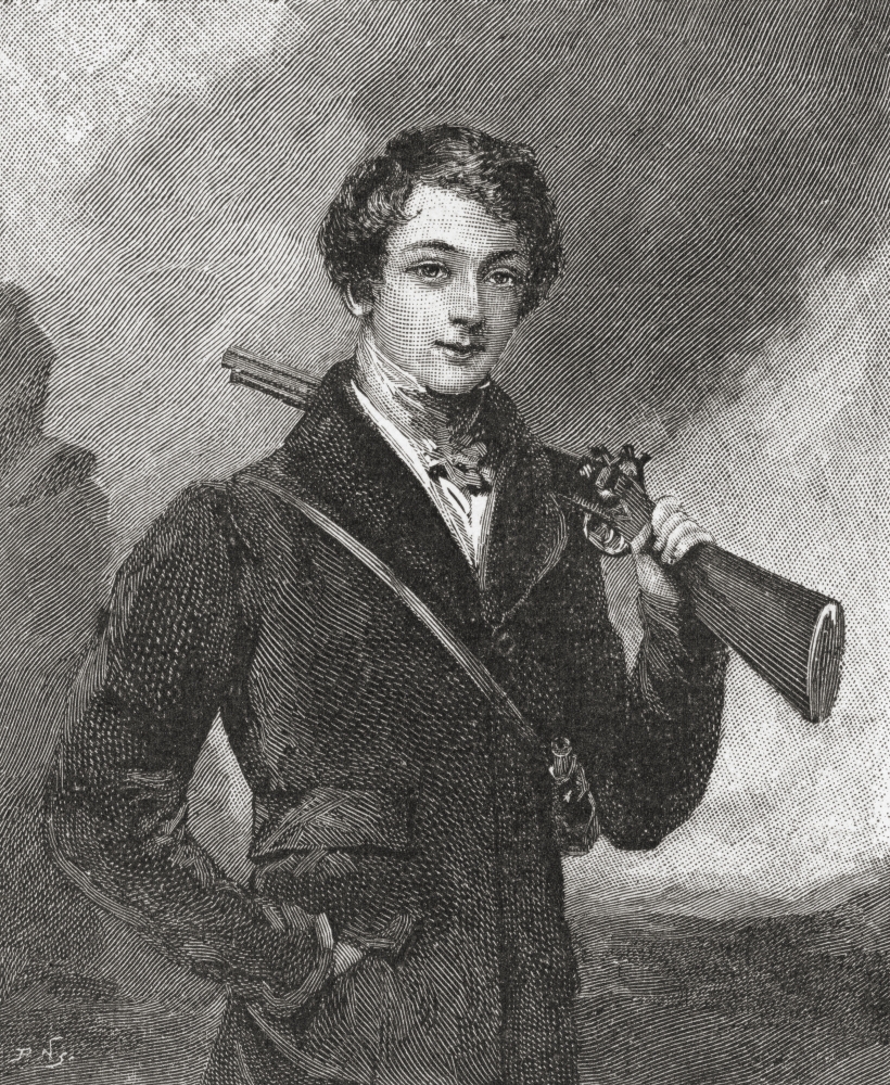 John James Robert Manners 7Th Duke Of Rutland Aged 17 1818 Canvas Art - Ken Welsh Design Pics (14 x 17)