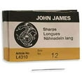 thumbnail image 1 of John James Sharp Beading Needles, Size 12, Short Length, 25 Count, 1 of 1