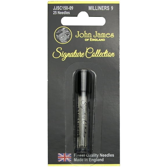 John James Signature Collection Milliner Needles-Size 9 25/Pkg