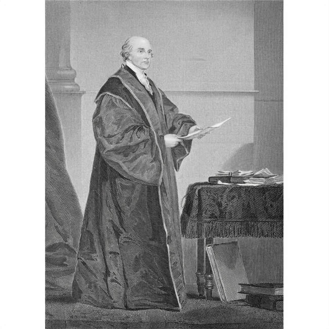 John Jay 1745 1829 U.S. Jurist First Chief Justice of The Supreme Court of The United States From Painting by Alonzo Chappel Poster Print 12 x 17 Walmart