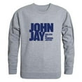 thumbnail image 1 of John Jay College of Criminal Justice Bloodhounds Game Day Crewneck Sweatshirt, Heather Grey - Large, 1 of 1