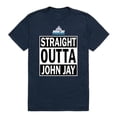 thumbnail image 1 of John Jay College of Criminal Justice Bloodhounds Straight Outta T-Shirt, Navy - Medium, 1 of 1
