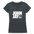 thumbnail image 1 of John Jay College of Criminal Justice Bloodhounds Women Institutional T-Shirt, Heather Charcoal - Small, 1 of 1
