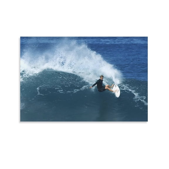 John John Florence Poster Surfing Art Posters & Prints(13) Posters Wall Art Painting Canvas Gift Living Room Prints Bedroom Decor Poster Artworks 12x18inch(30x45cm)