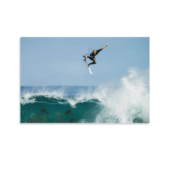 John John Florence Surfing Poster (2) Wall Art Poster Scroll Canvas Painting Picture Living Room Decor Home 12x18inch(30x45cm)