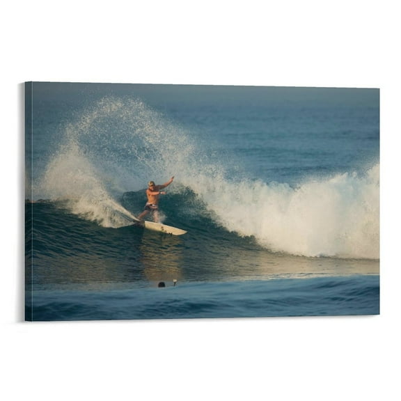 John John Florence Surfing Poster (3) Poster Cool Artworks Painting Wall Art Canvas Prints Hanging Picture Home Decor Posters Gift 16x24inch(40x60cm)