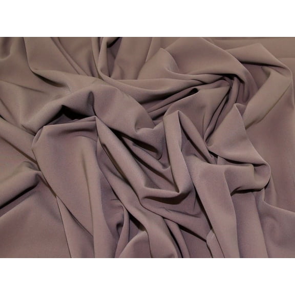 Minerva Core Range Mink Dynasty Stretch Woven Suiting Dressmaking Fabric per yard, Plain Design - 57" Wide