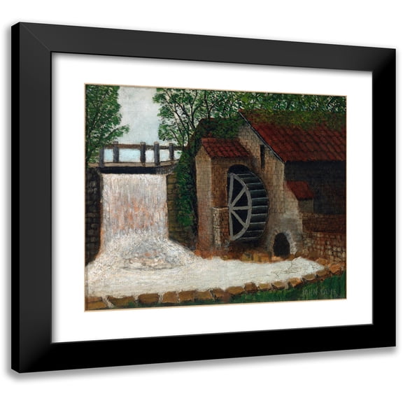 John Kane 17x15 Black Modern Framed Museum Art Print Titled - The Old Mill (ca. 1930)