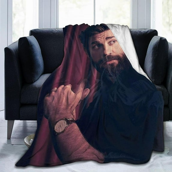 John Krasinski Blanket Bedding Fleece Blanket Soft Throw Blankets Lightweight Anti-Static Blanket - 3 Sizes