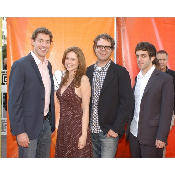 John Krasinski, Jenna Fischer, Rainn Wilson, B.J. Novak From The Office At Arrivals For Nbc All-Star Party During Tca