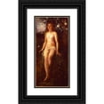 thumbnail image 1 of John La Farge 9x14 Black Ornate Wood Framed Double Matted Museum Art Print Titled: The Golden Age (1878), 1 of 5