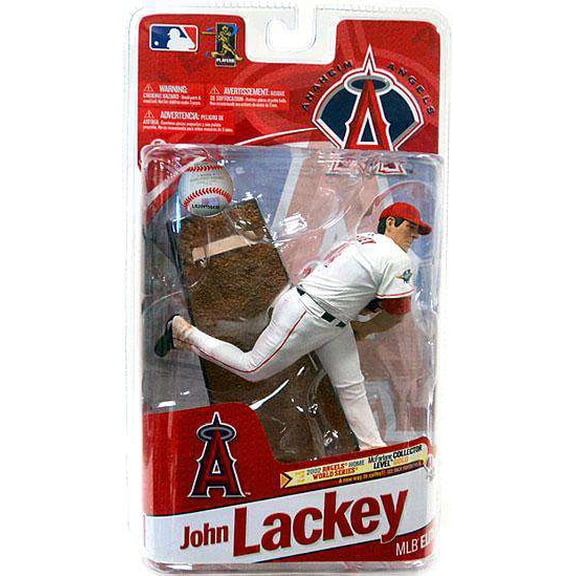 John Lackey Action Figure World Series White Jersey MLB Anaheim Angels