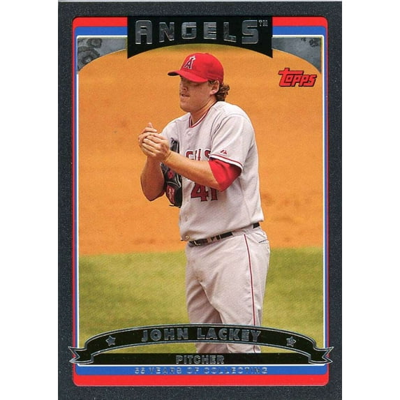 John Lackey Card 2006 Topps Black #352