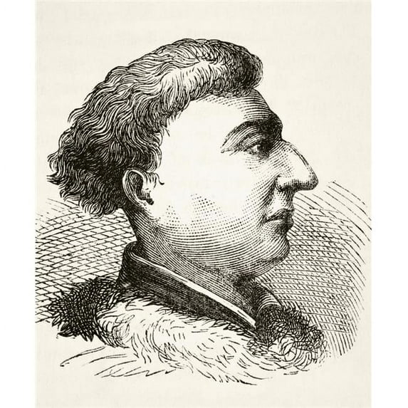 John of Lancaster - 1st Duke of Bedford Also Known As John Plantagenet 1389 To 1435 From The National & Domestic History of England by William Aubrey Published London Circa 1890 Poste