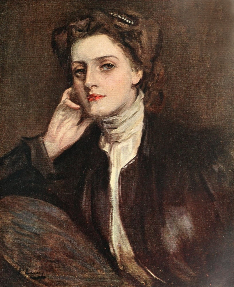 John Lavery 1911 Betty a portrait study Canvas Art - J Lavery (24 x 36)