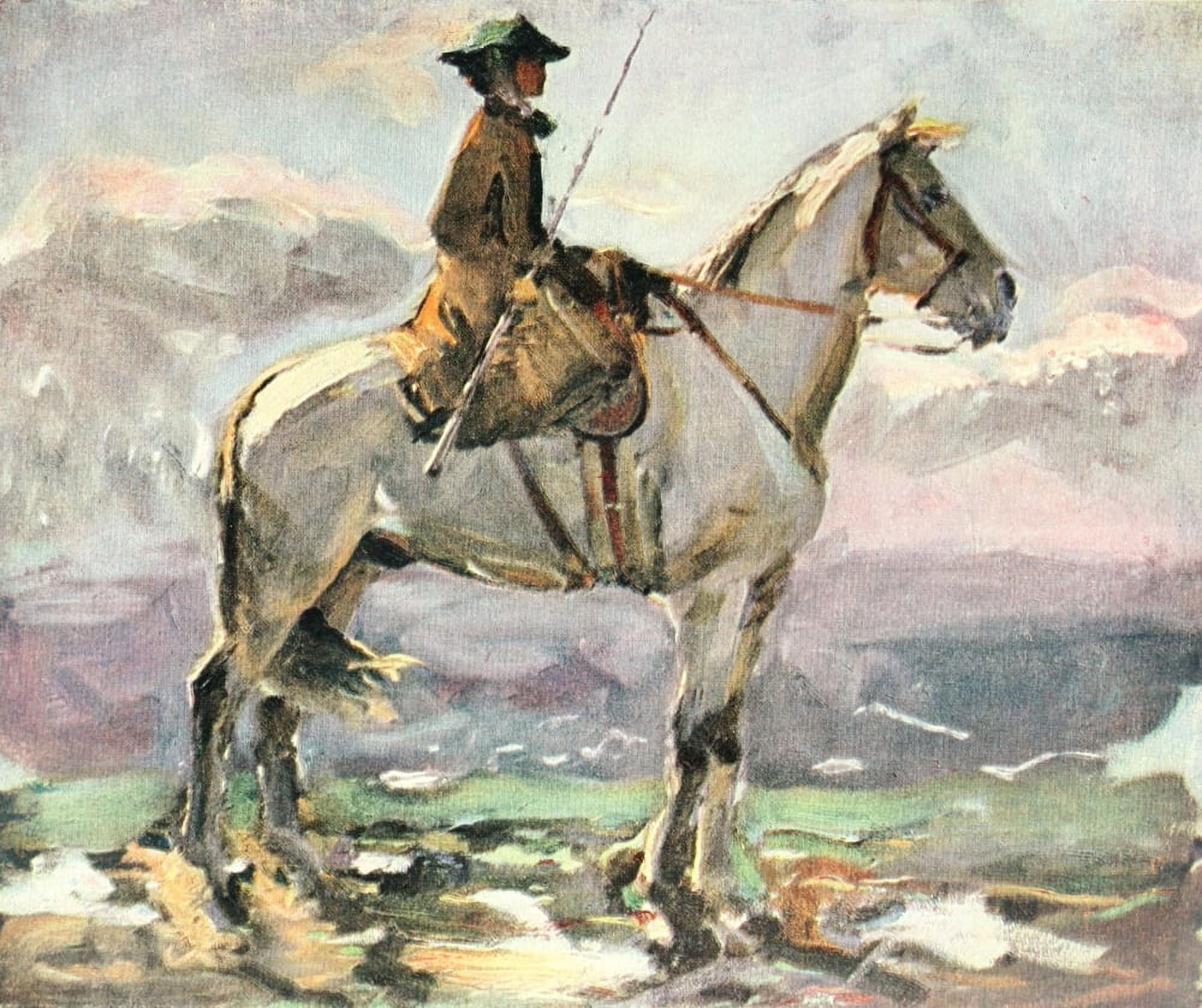 John Lavery & his Work 1911 Study for the Amazon Canvas Art - J Lavery (18 x 24)