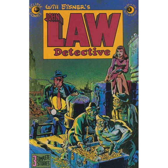John Law Detective #1 VF ; Eclipse Comic Book