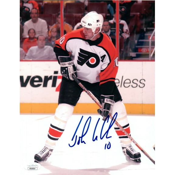 John LeClair Signed Autographed 8X10 Photo Philadelphia Flyers JSA VV63814
