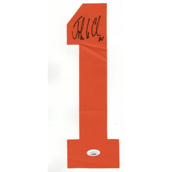 John LeClair Signed Autographed Jersey Number Only Philadelphia Flyers #1 JSA