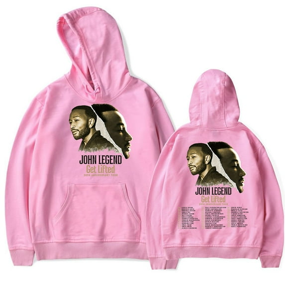 John Legend Get Lifted 20th World Tour 2025 Hoodies Merch Women Men Fashion Casual Hooded Sweatshirts