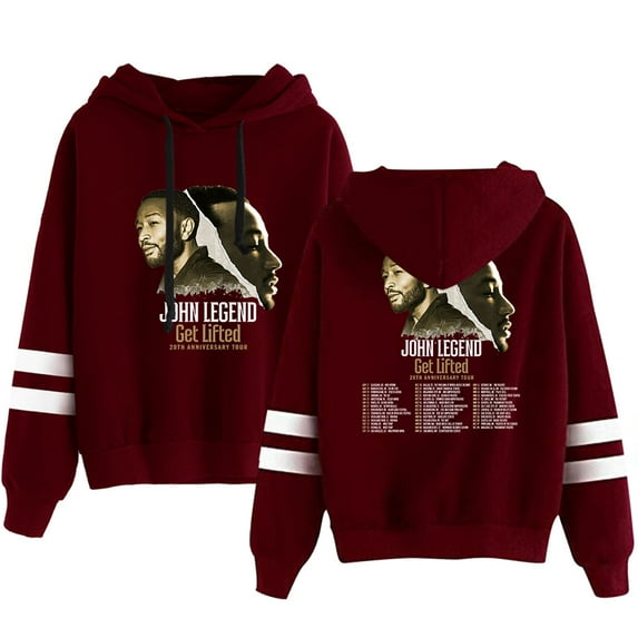 John Legend Get Lifted 20th World Tour 2025 Merch Men/Women Hooded Sweet Streetwear Hooded Long Sleeve
