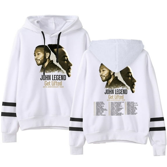 John Legend Get Lifted 20th World Tour 2025 Merch Men/Women Hooded Sweet Streetwear Hooded Long Sleeve