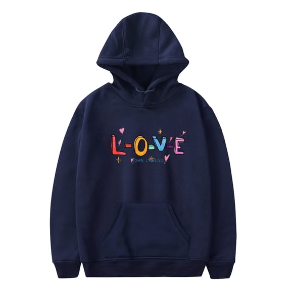 John Legend New Single LOVE Print Hoodie Sweatshirt Streetwear Women Men Winter Pullovers