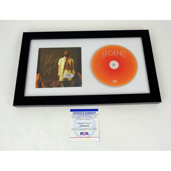 John Legend Signed Autograph Legend CD Framed PSA/DNA COA B