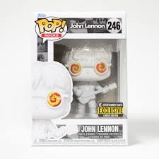 John Lennon 246 Exclusive Funko Pop With Protector