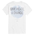thumbnail image 1 of John Lennon - Give Peace A Chance - Men's Short Sleeve Graphic T-Shirt, 1 of 4