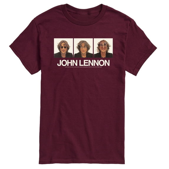 John Lennon - Glasses Portrait - Men's Short Sleeve Graphic T-Shirt