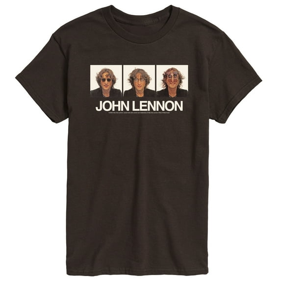 John Lennon - Glasses Portrait - Men's Short Sleeve Graphic T-Shirt