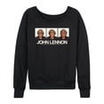 thumbnail image 1 of John Lennon - Glasses Portrait - Women's French Terry Long Sleeve Shirt, 1 of 4