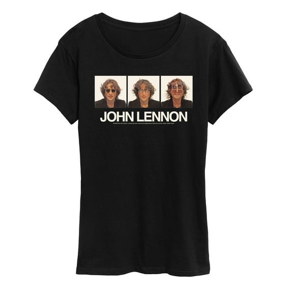 John Lennon - Glasses Portrait - Women's Short Sleeve Graphic T-Shirt