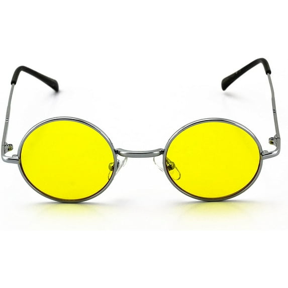 John Lennon Hipster Fashion Metal Circle Elton Style Sunglasses