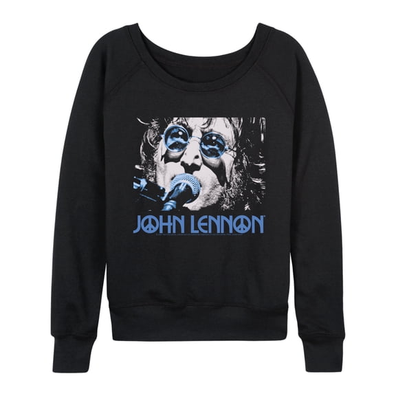John Lennon - Jl Close Up - Women's French Terry Long Sleeve Pullover