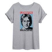 John Lennon - John Lennon Imagine - Women's Oversized Graphic T-Shirt