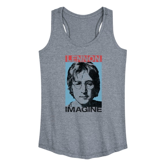 John Lennon - John Lennon Imagine - Women's Raceback Tank